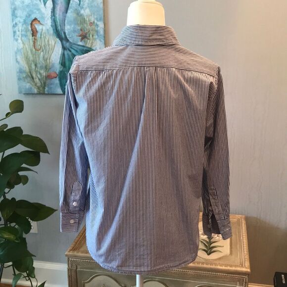 Aztec Southwestern Striped Button Down Shirt Sun Birds Sz S - Picture 7 of 10